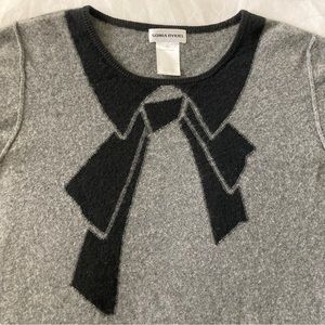 Sonia Rykiel 100% cashmere bow sweater Size 44